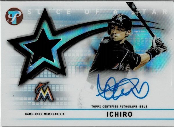 MLB☆イチロー 22 Leaf In The Game Big Ticket 直筆サインカード MLB