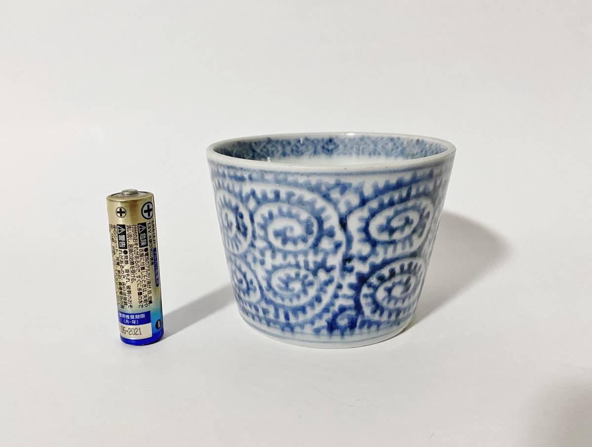 02241 古伊万里色絵蓋付茶碗十客 古伊万里 松竹梅文蓋付茶碗(