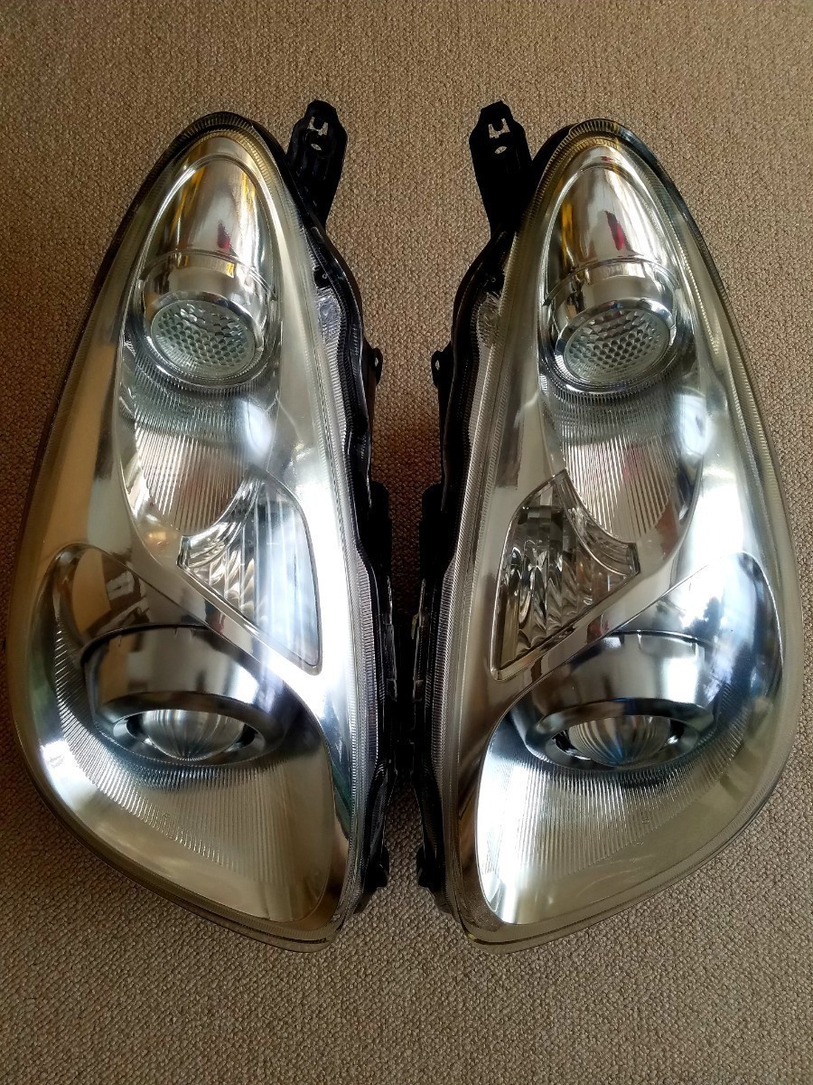 スバル R1 純正ヘッドライト 左右セット HIDヘッドライト バラスト付き
