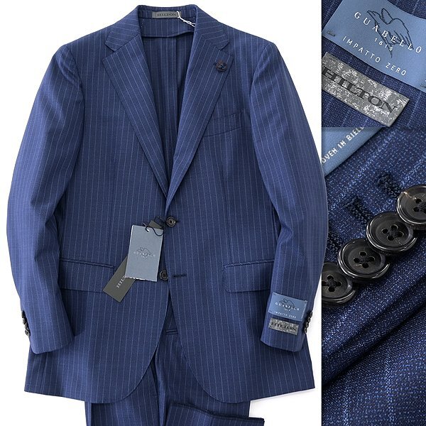 新品 ヒルトン HIROKUNI TOGA 春夏 GUABELLO 撥水 メランジ ストライプ