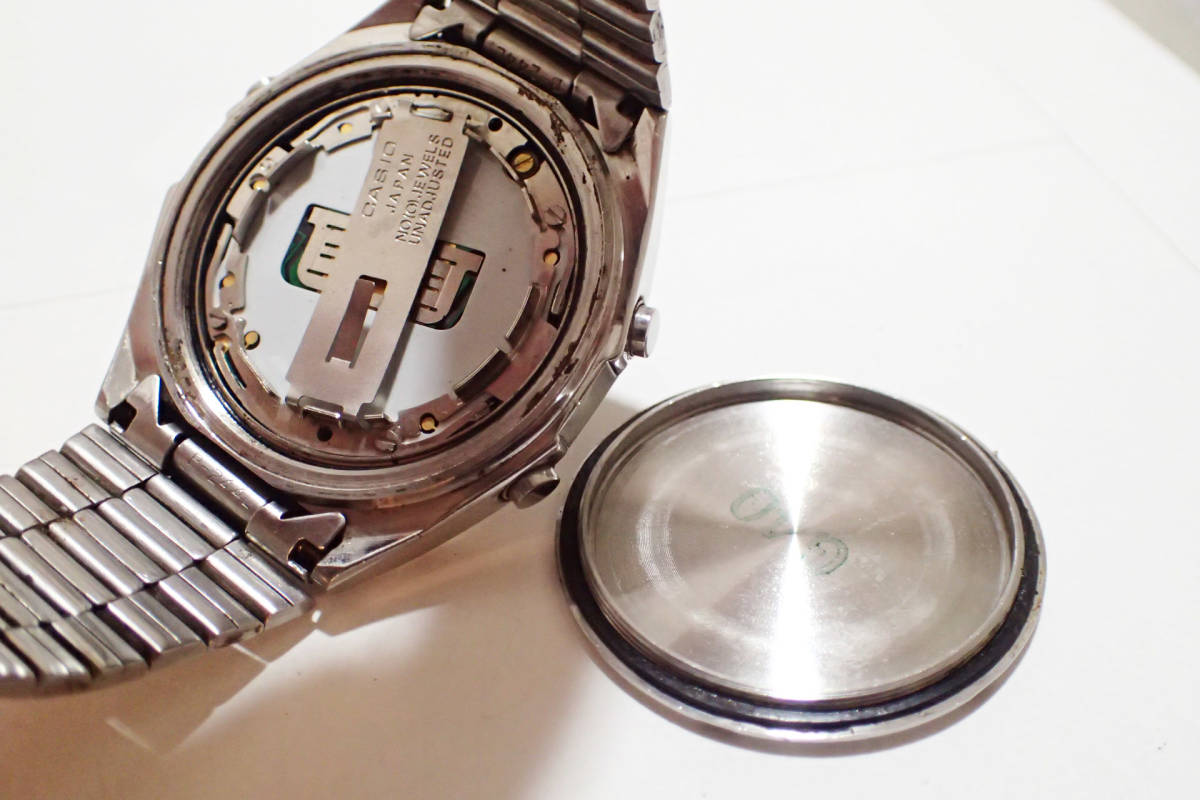 激レア ◇CASIO/カシオ H101 カジキ◇ アラーム クロノグラフ 100m防水