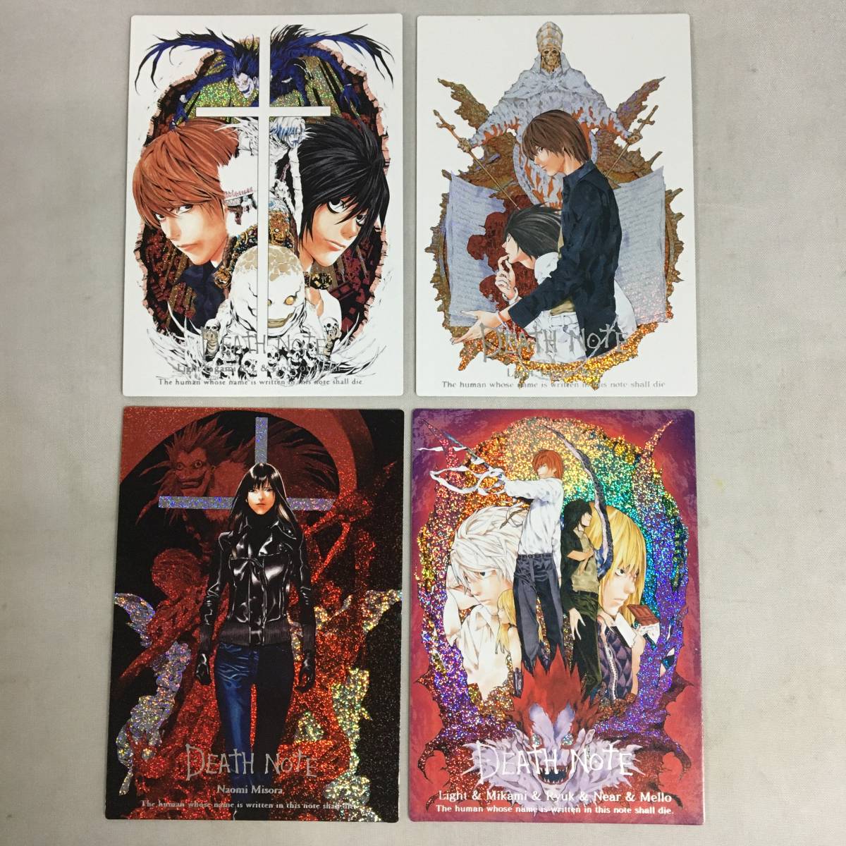 ○DEATH NOTE デスノート カード まとめ 58枚セット 夜神月 弥海砂