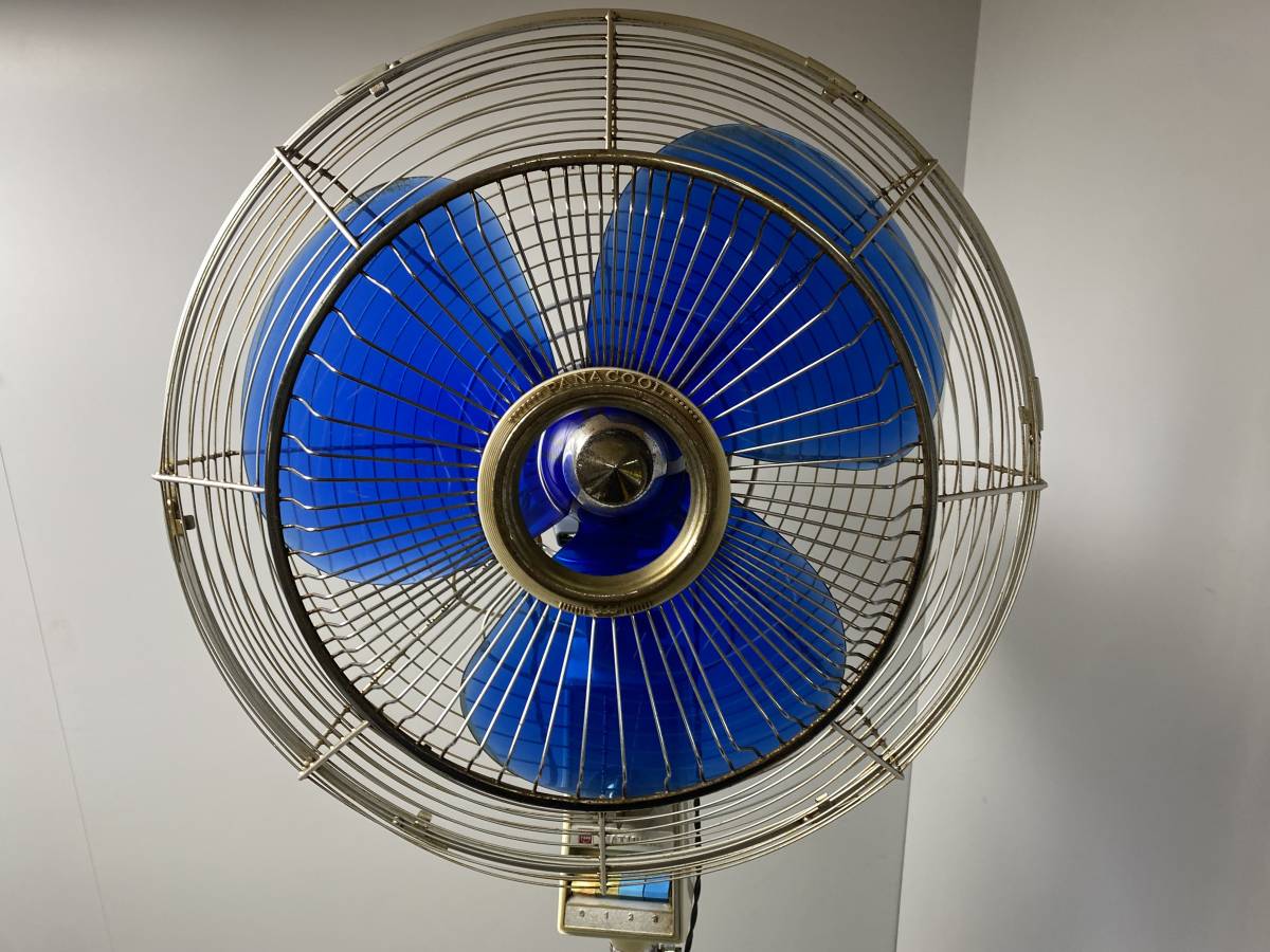 ☆National ナショナル☆F-40WG 大型扇風機 扇風機 三枚羽根 青羽根