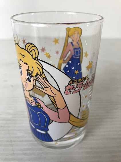 レア♡当時もの！美少女戦士セーラームーン タンブラー ガラスコップ