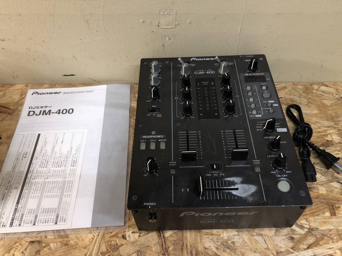 ルルルPioneer DJM-400 DJミキサー 08年製 美品 Pioneer DJM400 2