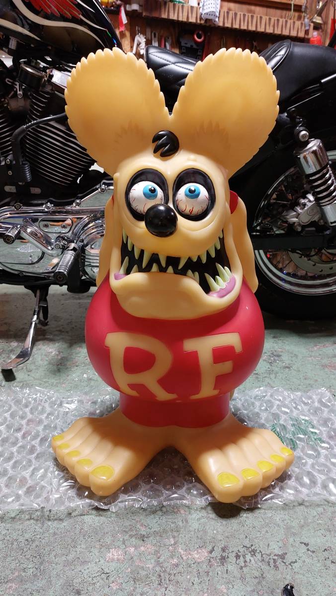 Rat Fink ラットフィンク 特大貯金箱 60CM ブラック 巨大ラット