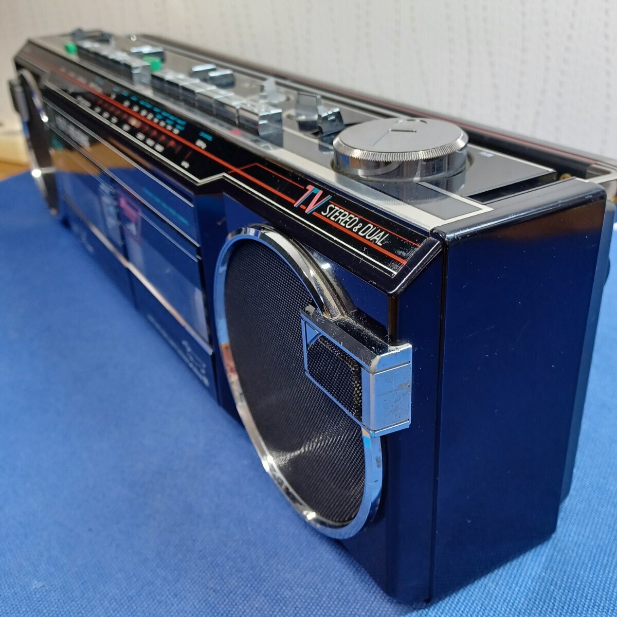 ◇SANYO サンヨー ダブルラジカセ 昭和レトロ ラジカセ◇MR-WU4MKⅢ (K