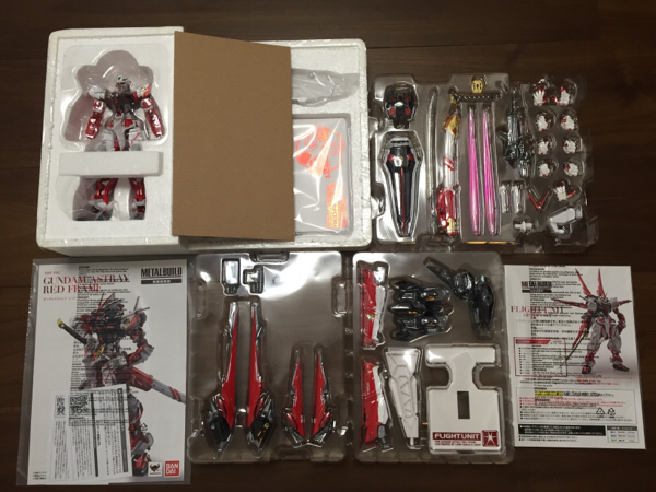 METAL METAL BUILD アストレイレッドフレーム フライトユニット セット
