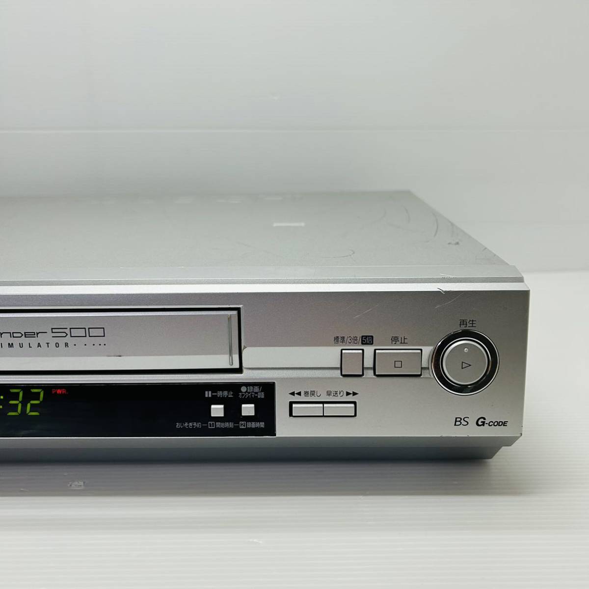 MITSUBISHI HV-BH500 VHSビデオデッキ リモコン付き 付属品セット 分解