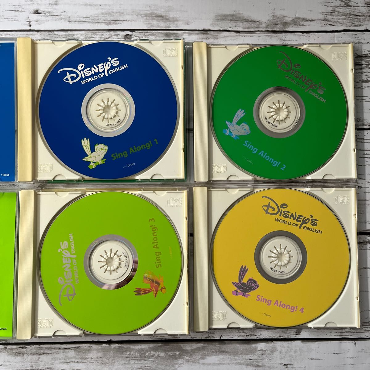 ディズニー英語システム シングアロング ワールドファミリー CD8枚