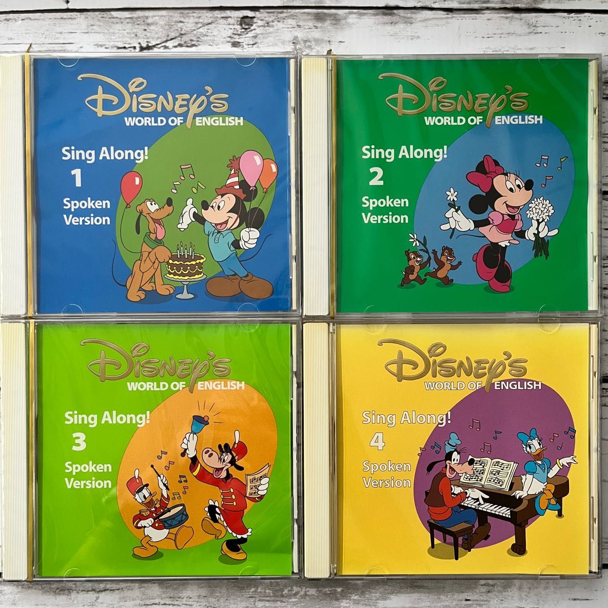 ディズニー英語システム シングアロング ワールドファミリー CD8枚