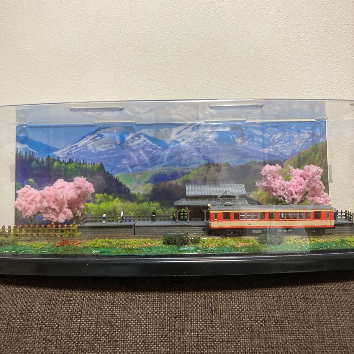 鉄道ジオラマ 桜満開のローカル駅 Nゲージ｜Yahoo!フリマ（旧PayPay