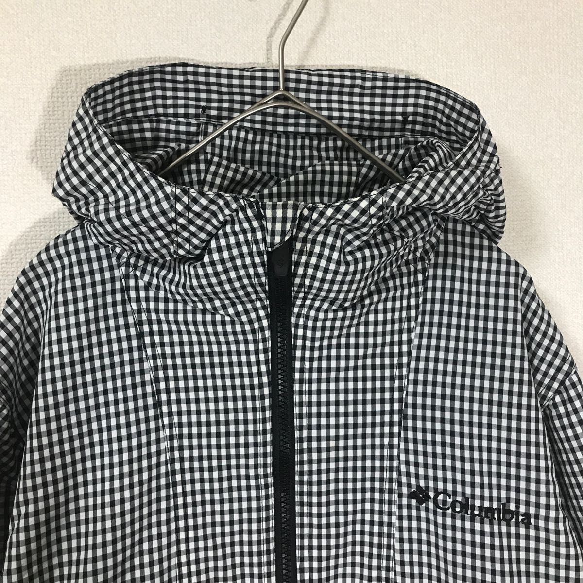 Columbia コロンビア ナイロン マウンテンパーカー ギンガムチェック S