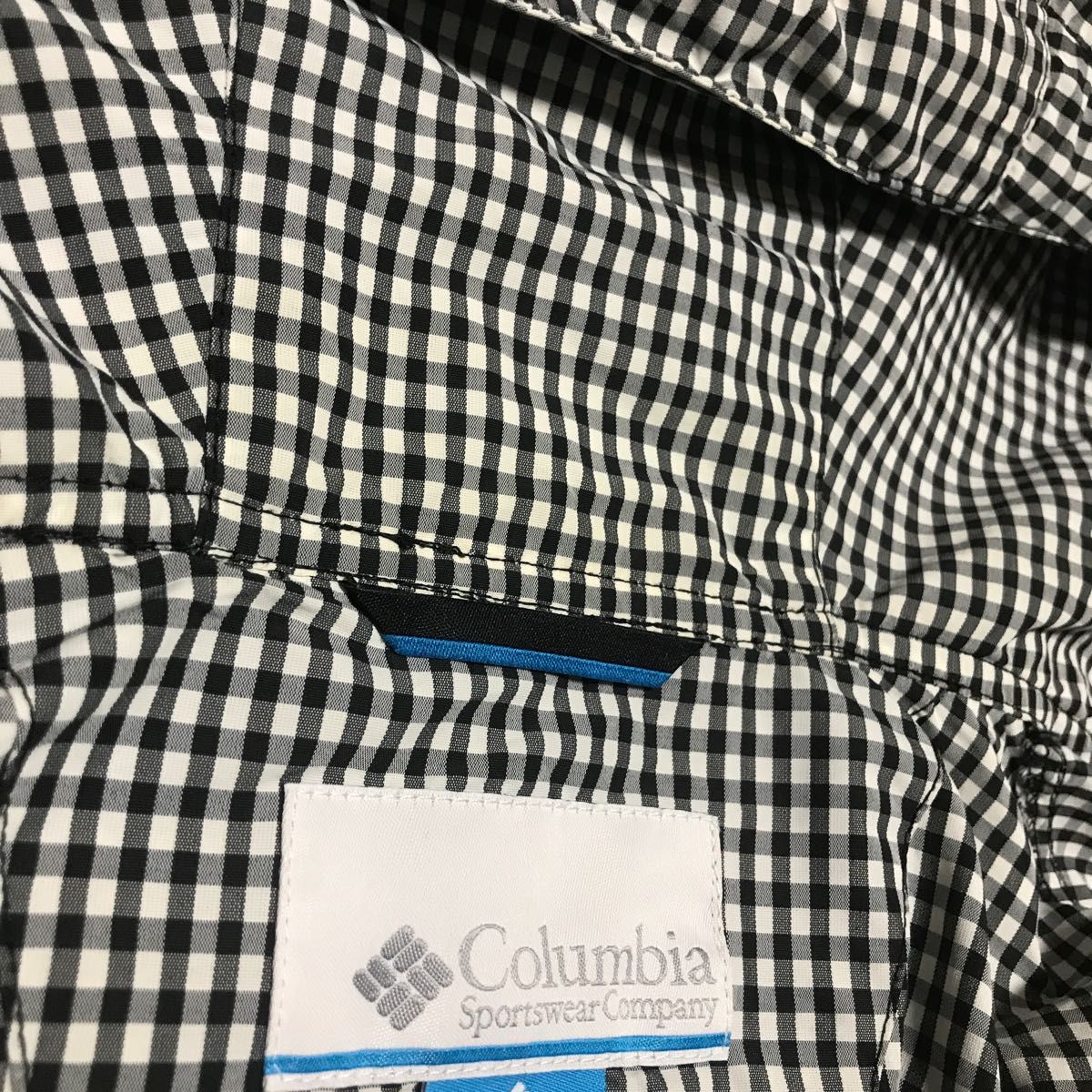 Columbia コロンビア ナイロン マウンテンパーカー ギンガムチェック S