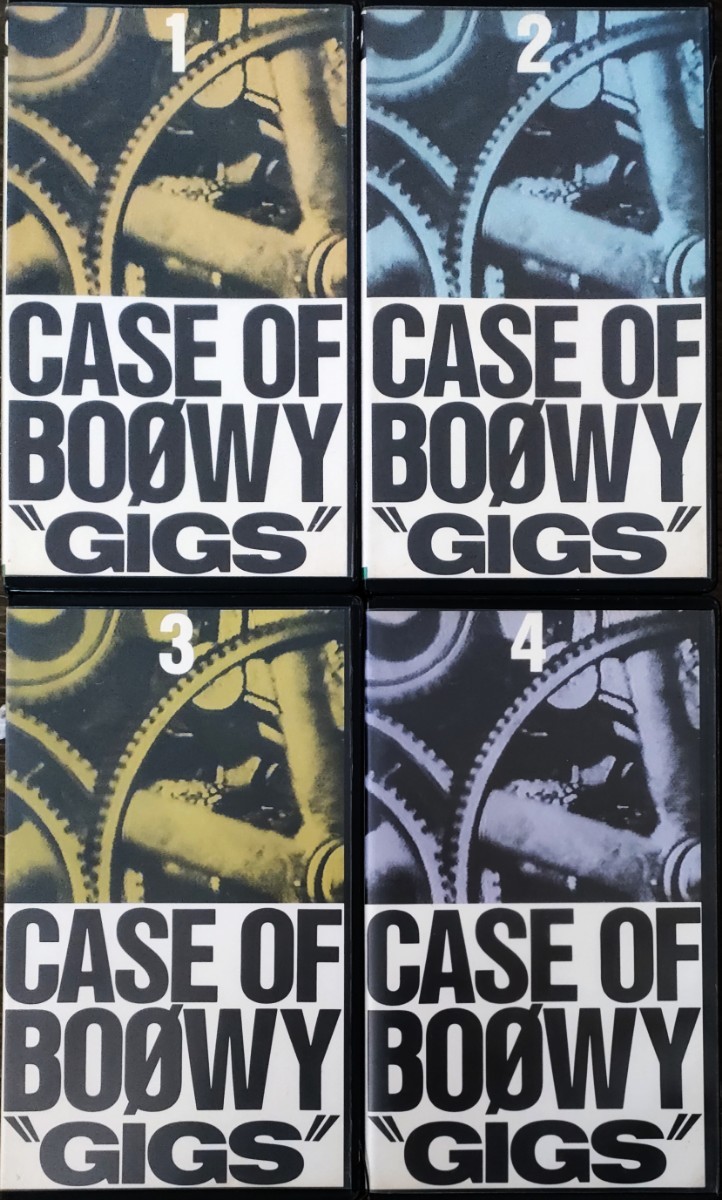 Yahoo!オークション - 即決 送料無料 “GIGS” CASE OF BOOWY 全4巻 VH