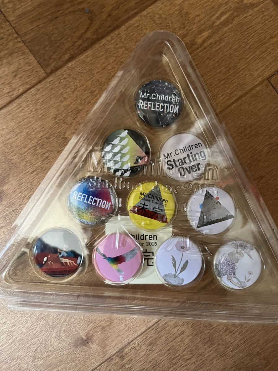 送料無料 新品未開封 Mr Children ミスチル 未完ツアー 缶バッジ