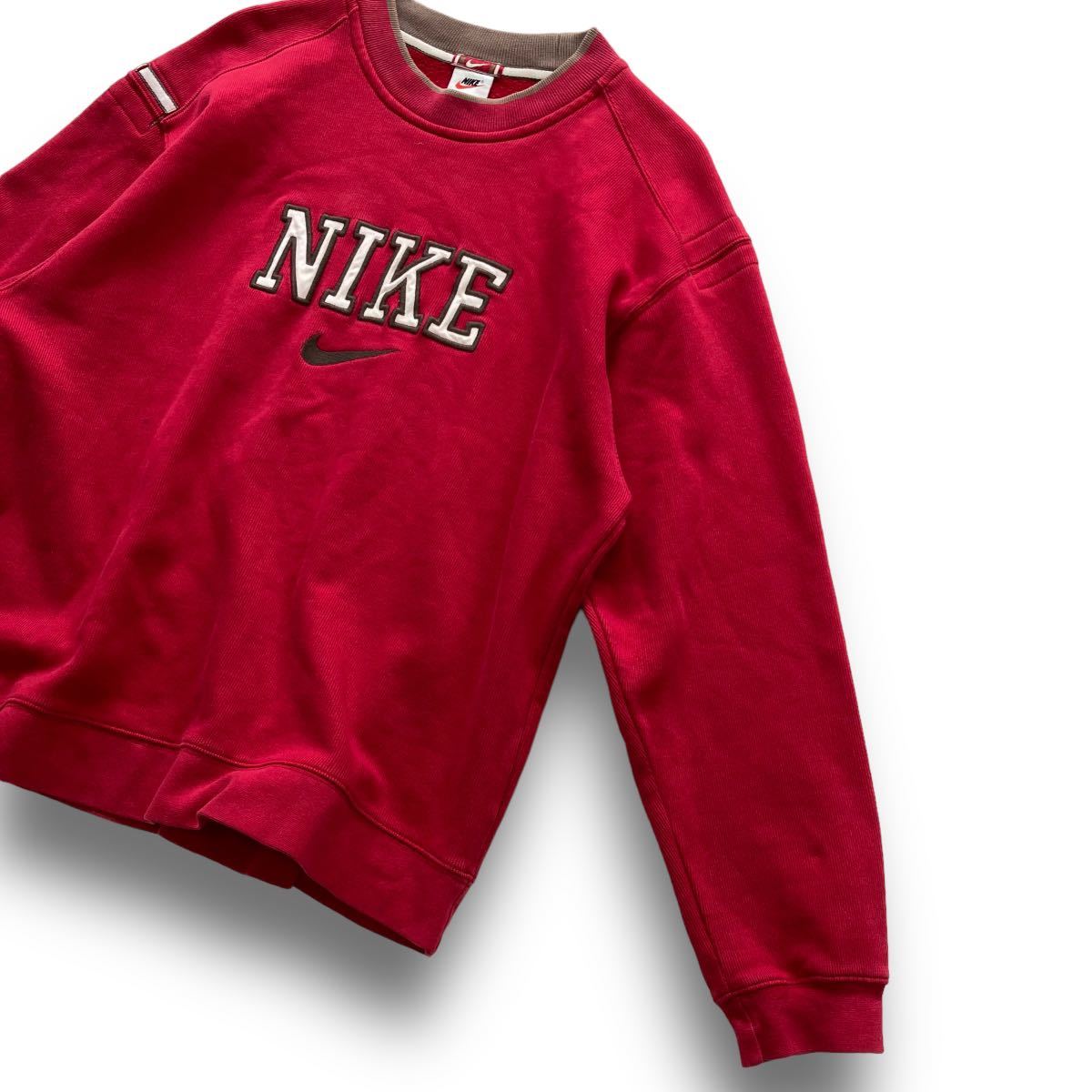 NIKE】90s ナイキ スウェットトレーナー センター刺繍 ヴィンテージ 90