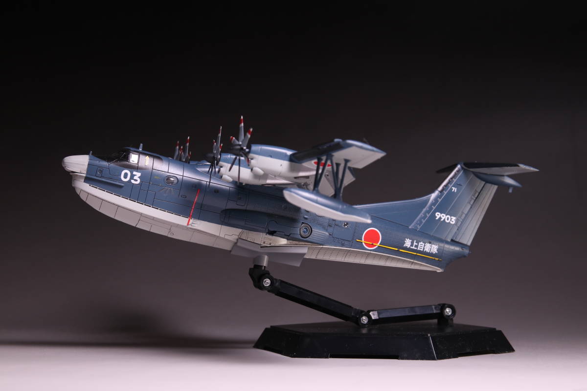 Yahoo!オークション - 新明和 US-2 海上自衛隊 救難飛行艇 1/144 プラ