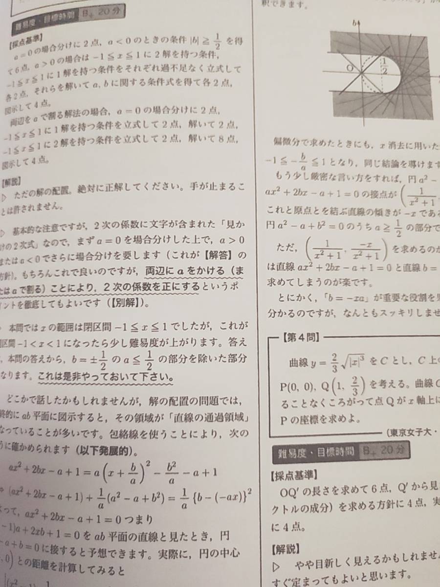 鉄緑会 青木先生 21年度最新版 高3理系数学 宿題ゼミ解説集 上位クラス