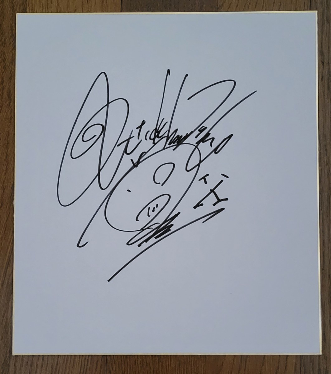 Yahoo!オークション - X JAPAN hide 直筆サイン色紙 エックスジャパン