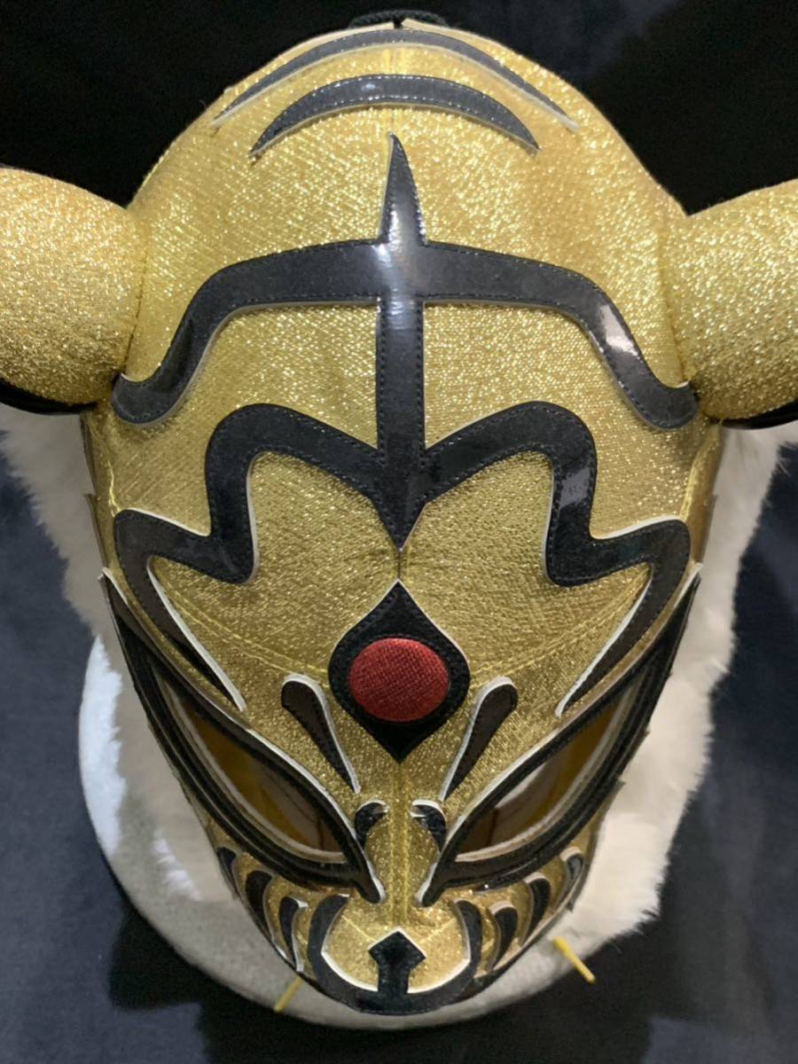 新品 送料無料 YN製 初代タイガーマスク 伝説 プロタイプ エナメル本革