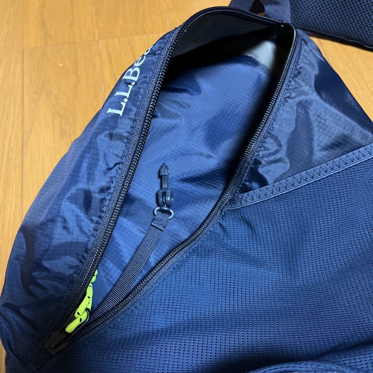 エルエルビーン 90s 00s ワンショルダー スリングバッグ ネイビー 希少