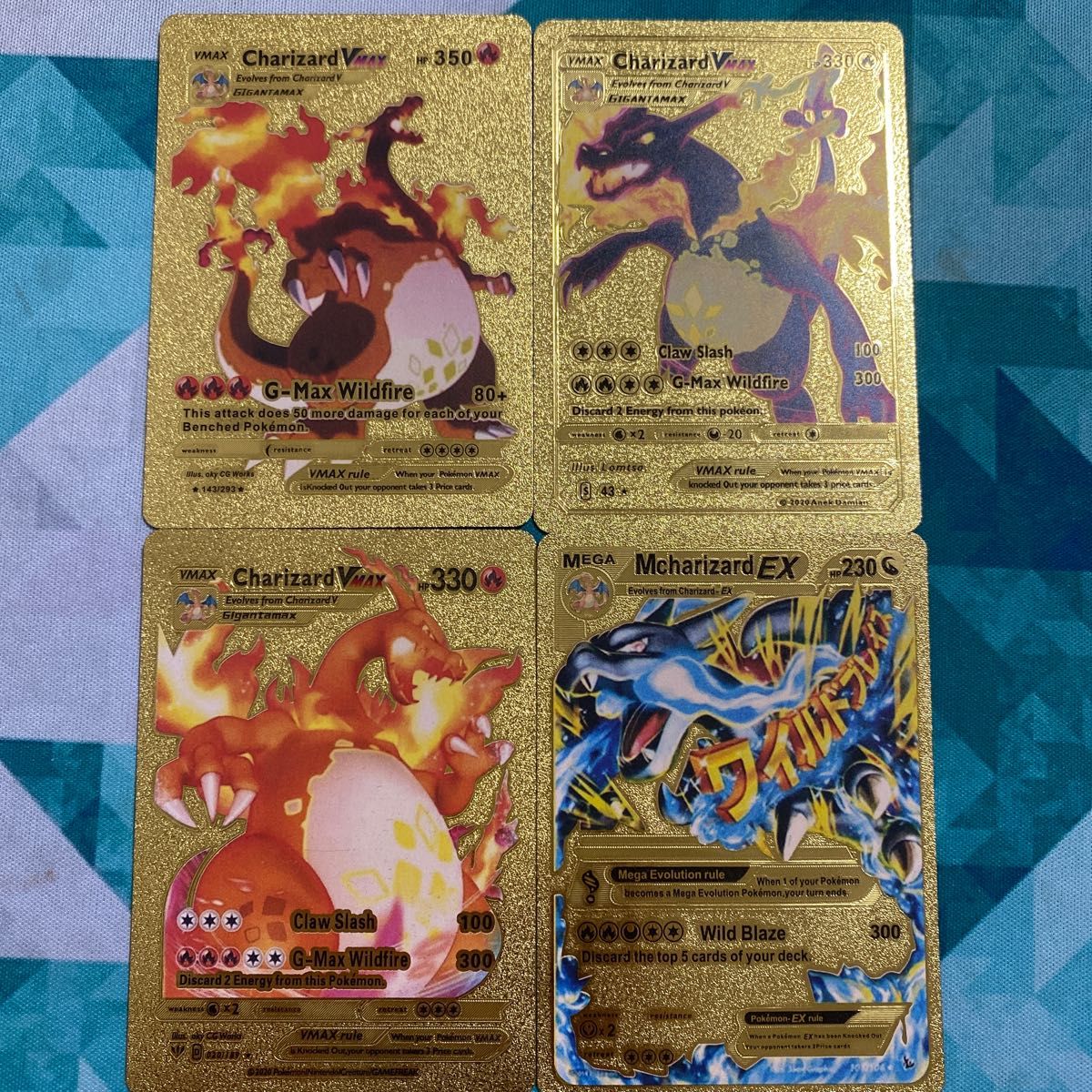 激レア 】海外版リザードンポケモンカード リザードン メタリック仕様