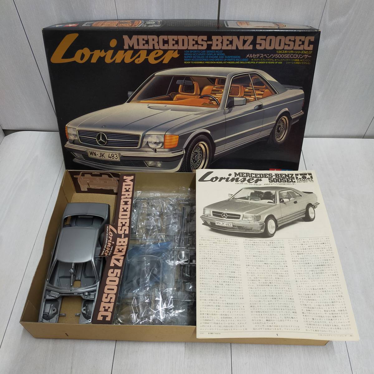 未組立 TAMIYA メルセデス ベンツ 500 SEC ロリンザー 1/24 スケール