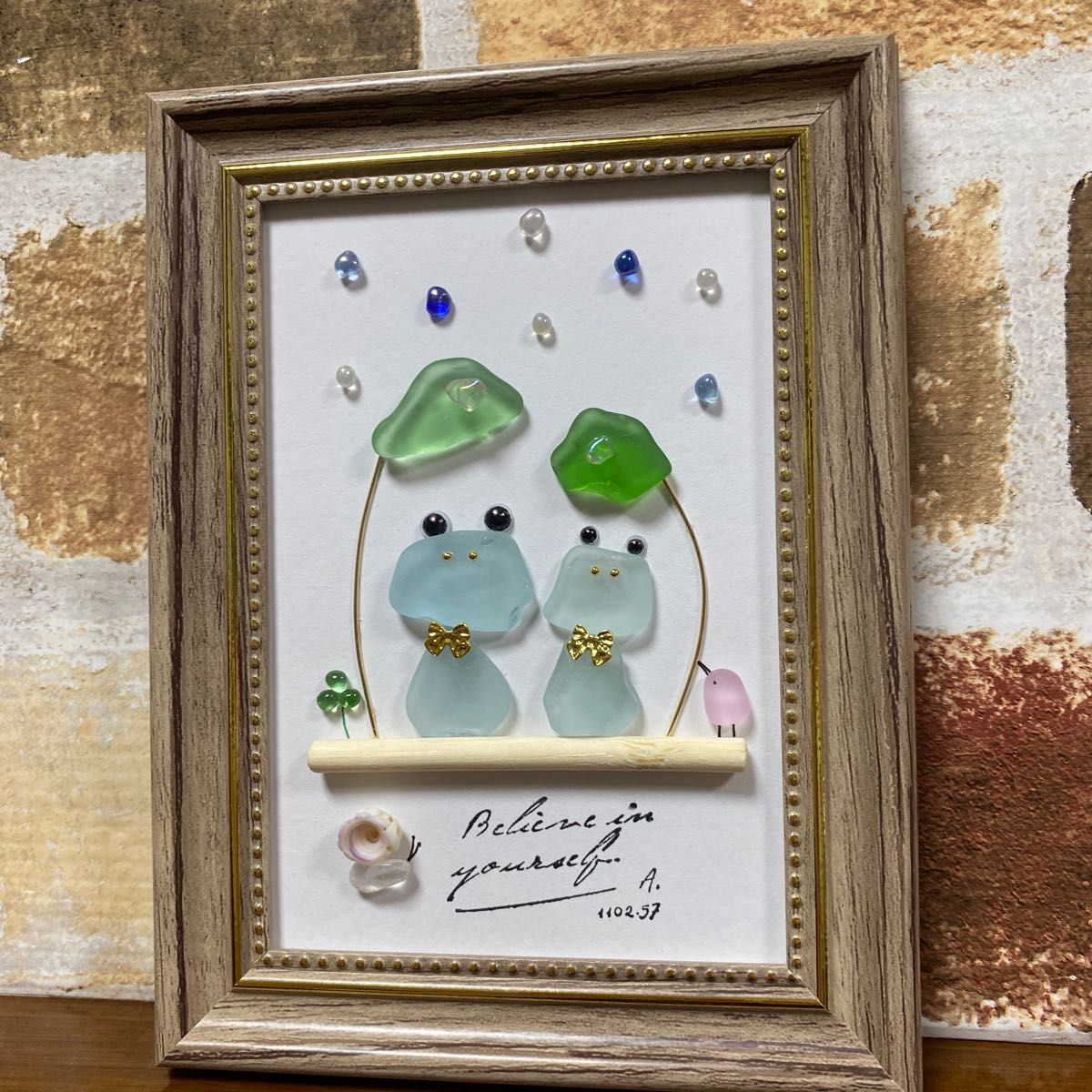 シーグラスアート NO365｜Yahoo!フリマ（旧PayPayフリマ）