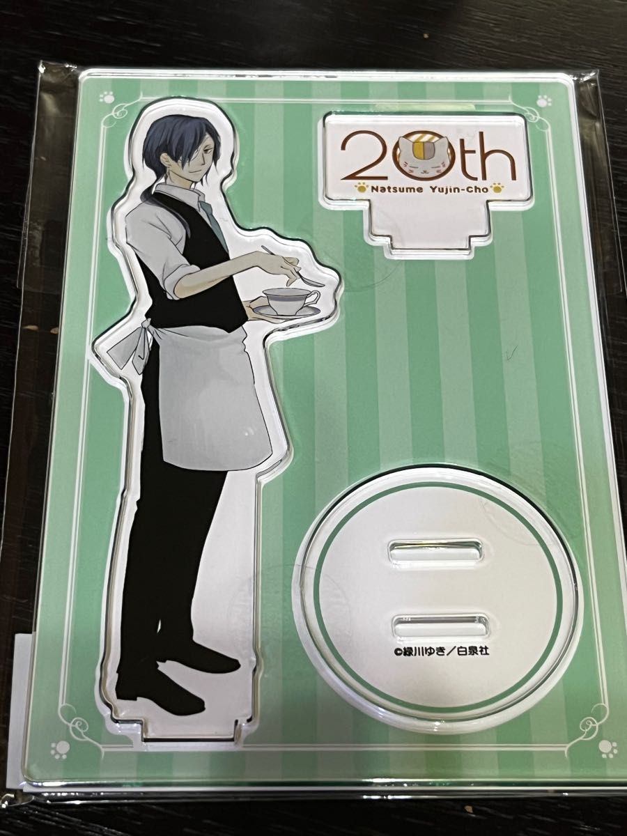 夏目友人帳 コラボカフェ 原作イラスト 缶バッジ 的場静司 14個 夏目