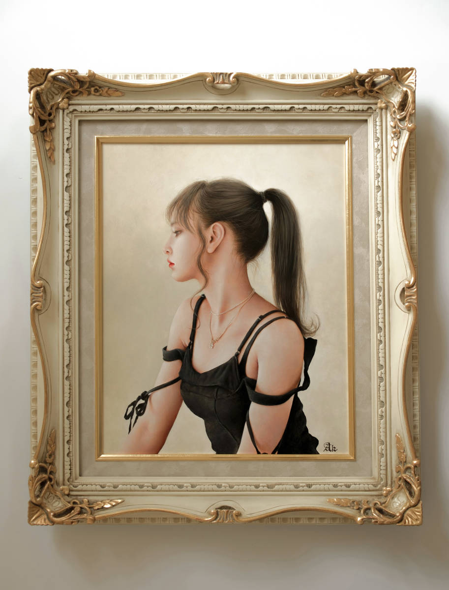 Yahoo!オークション - 天野清春 【真作】 油彩 F6号 『 いつか またこ