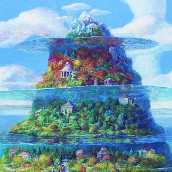 Yahoo!オークション - 【真作】【WISH】井上直久「多層海好天」ピエゾ