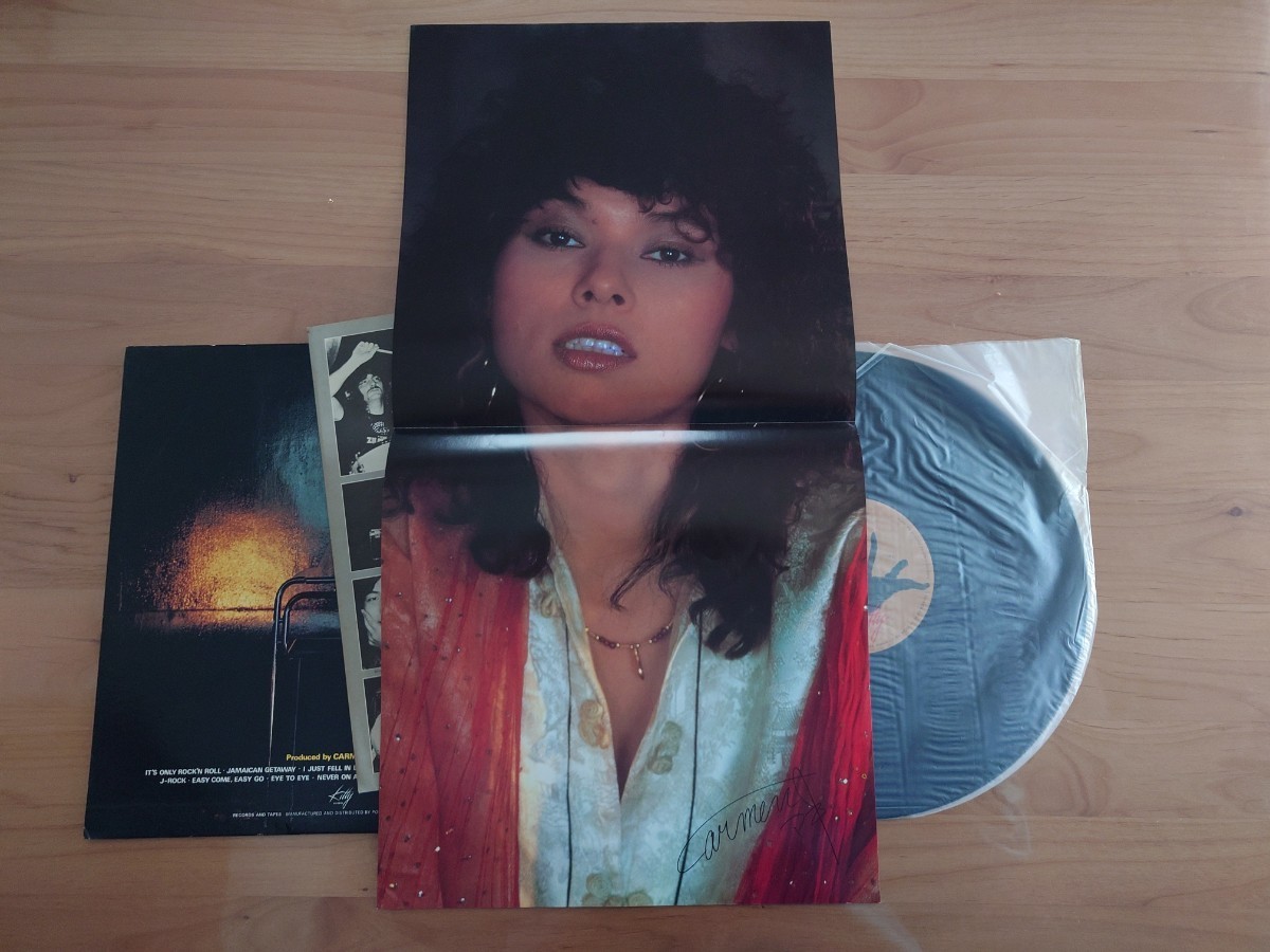 カルメン・マキ CARMEN MAKI ナイト・ストーカー 帯付 サイン 書き込み