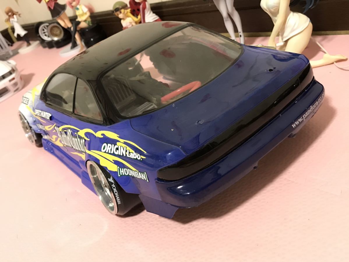 送料無料 1/10 日産 シルビア S14 前期 ドリフト LED付き ラジコン
