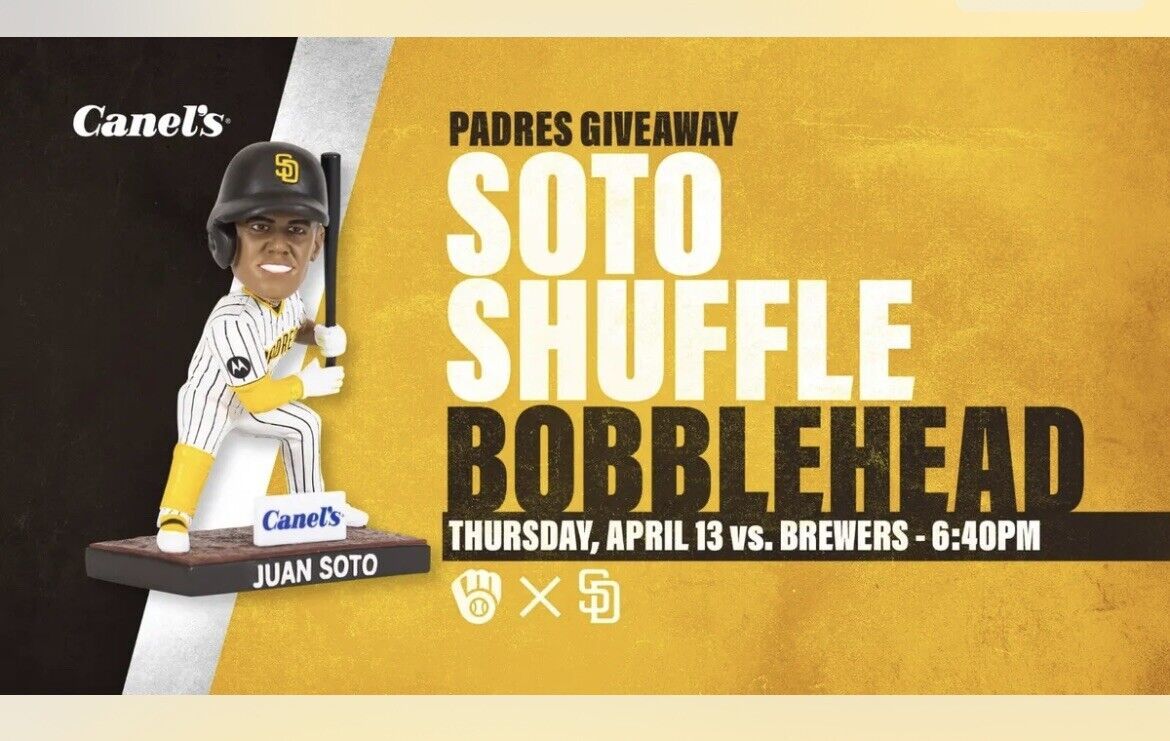 球場配布】フアン・ソト ソトシャッフル ボブルヘッド MLB パドレス