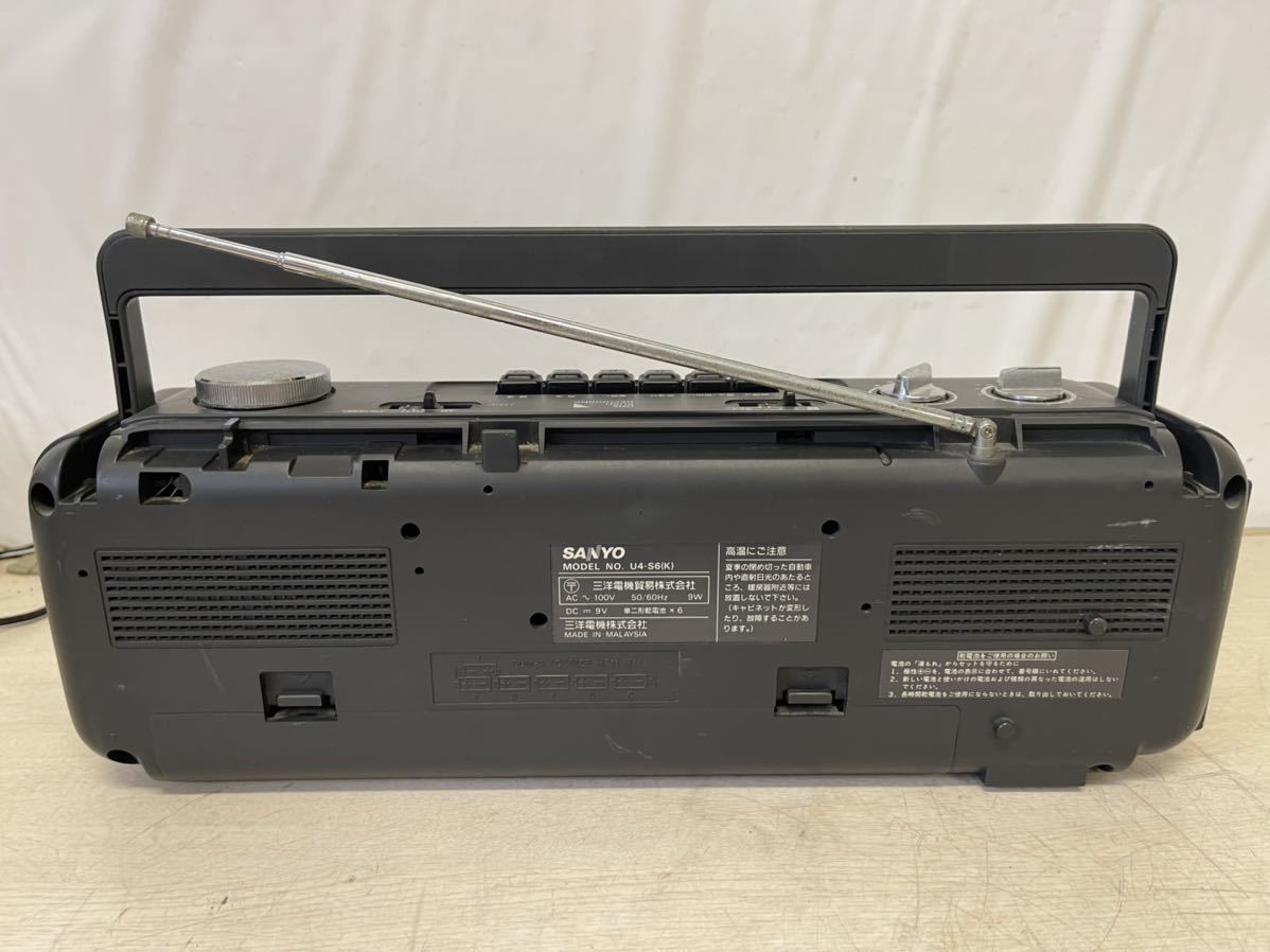 Yahoo!オークション - SANYO サンヨー U4-S6 STEREO RADIO CASSETTE RE
