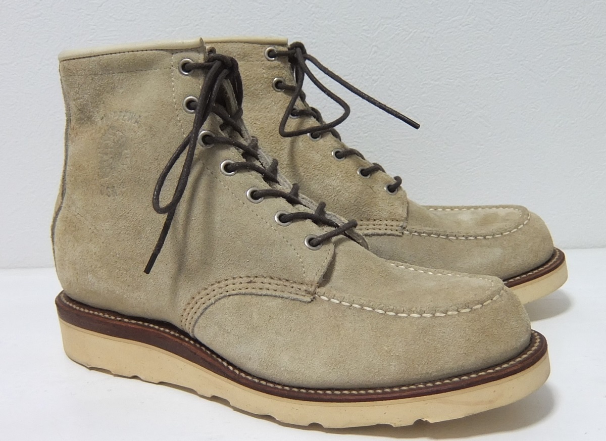 Yahoo!オークション - 97年 Chippewa チペワ スエード モックトゥ ブー