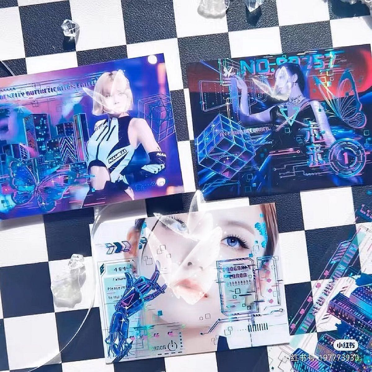 11 海外マステ 切り売り マースキングテープ シール 89757・サイバー