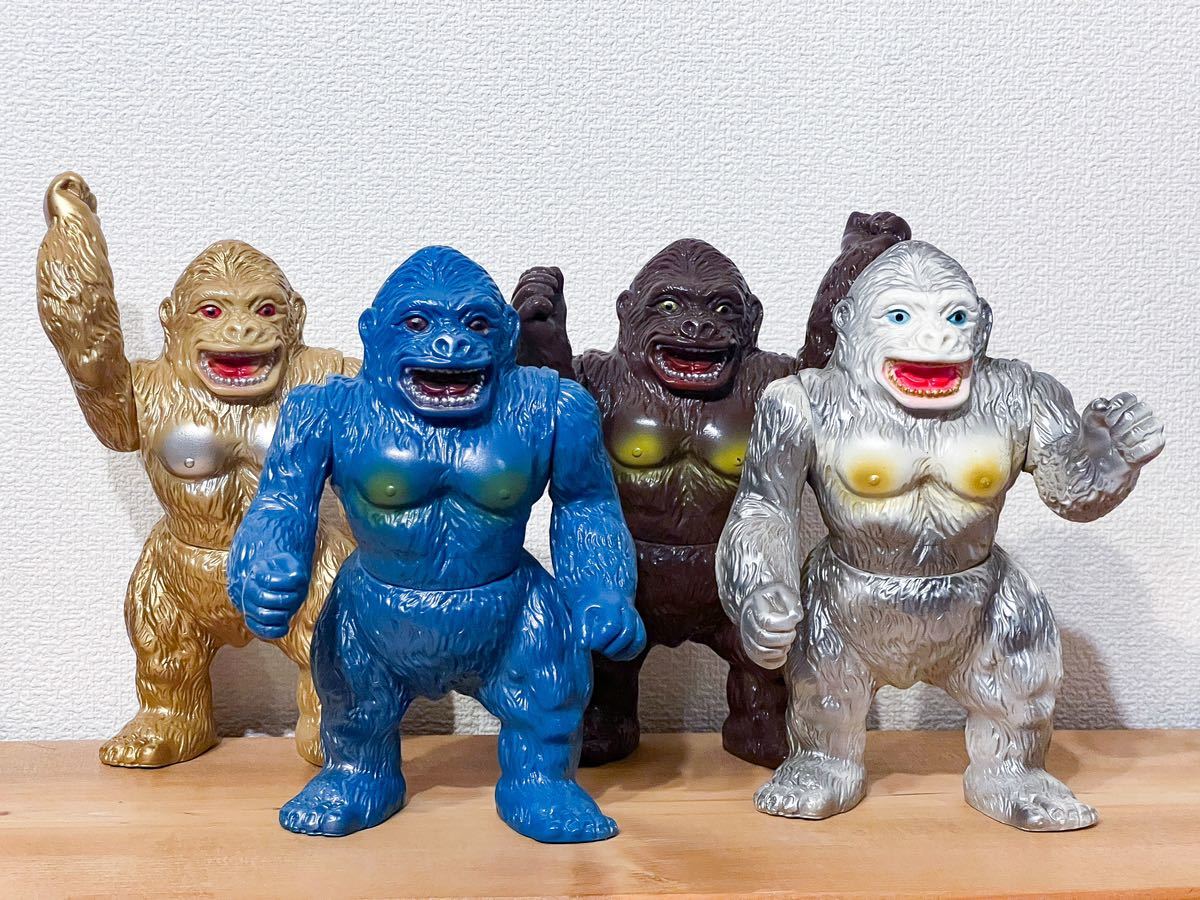 Yahoo!オークション - ジャイアントゴリラ マルサン 復刻 4体セット キ