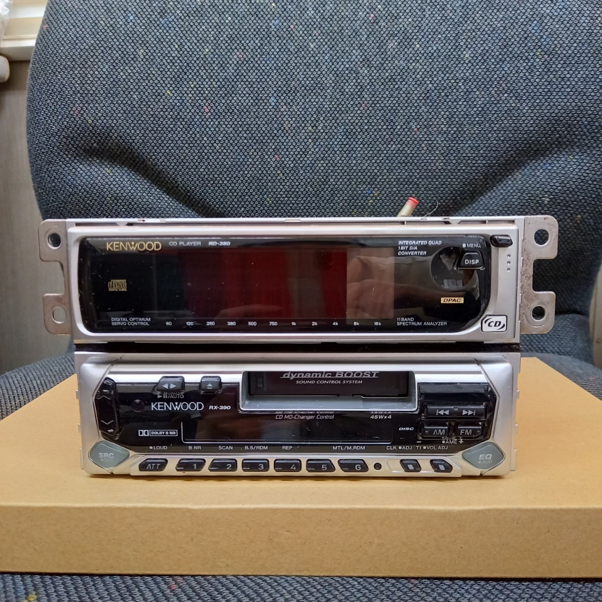 KENWOOD RX-670MD RD-380 中古品セット KENWOOD RX-670MD RD-380 中古