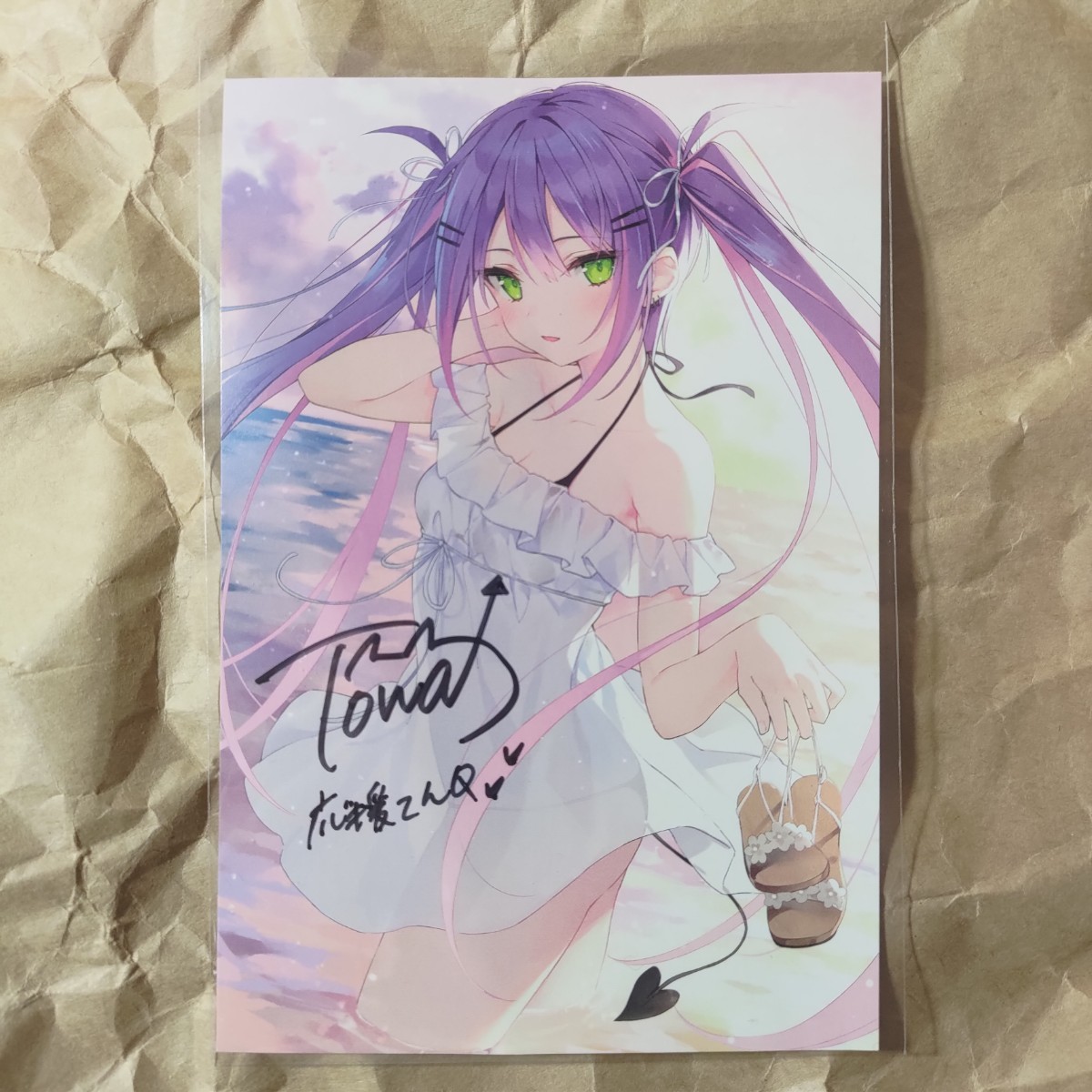 Yahoo!オークション - 常闇トワ 誕生日記念グッズ2020 直筆サイン入り