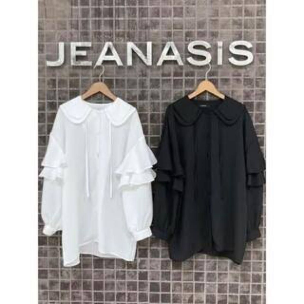 ドビーダブルBIGカラーブラウス jeanasis｜Yahoo!フリマ（旧PayPayフリマ）