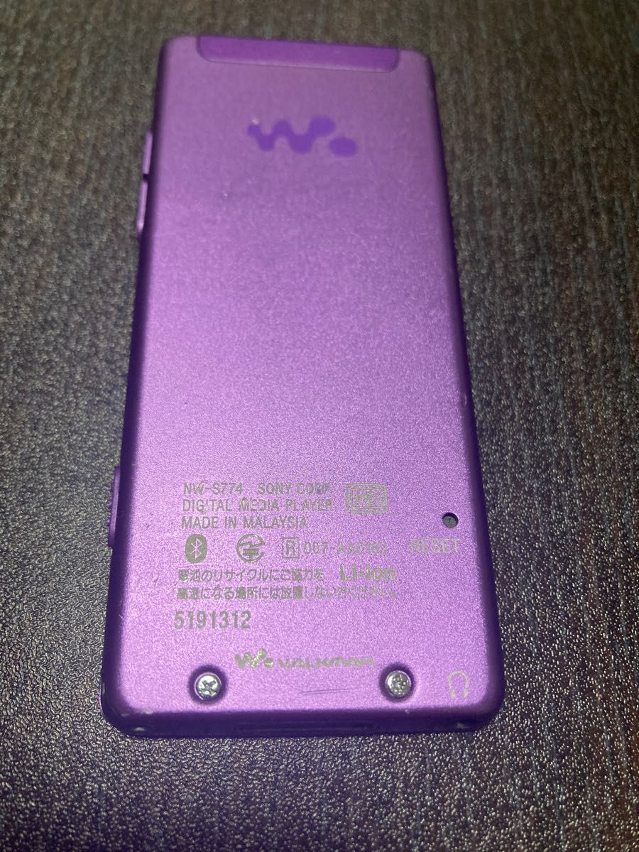 SONY ウォークマン NW-S775 パープル WALKMAN Bluetooth｜Yahoo!フリマ