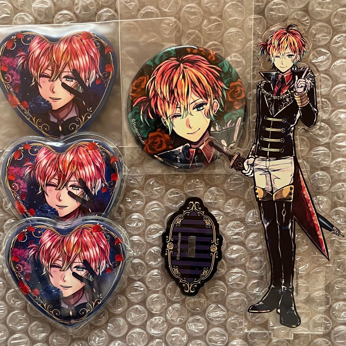 悪魔執事と黒い猫 あくねこ 缶バッジ テディ アクスタ｜Yahoo!フリマ