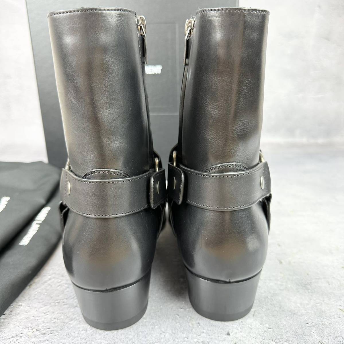新品 SAINTLAURENT ワイアット ハーネスブーツ サンローラン 43｜Yahoo