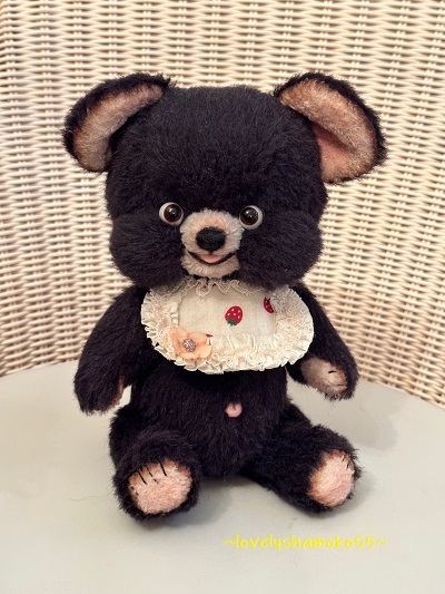Yahoo!オークション - テディベア lovelyshamoko55 くろくまぷくちゃん