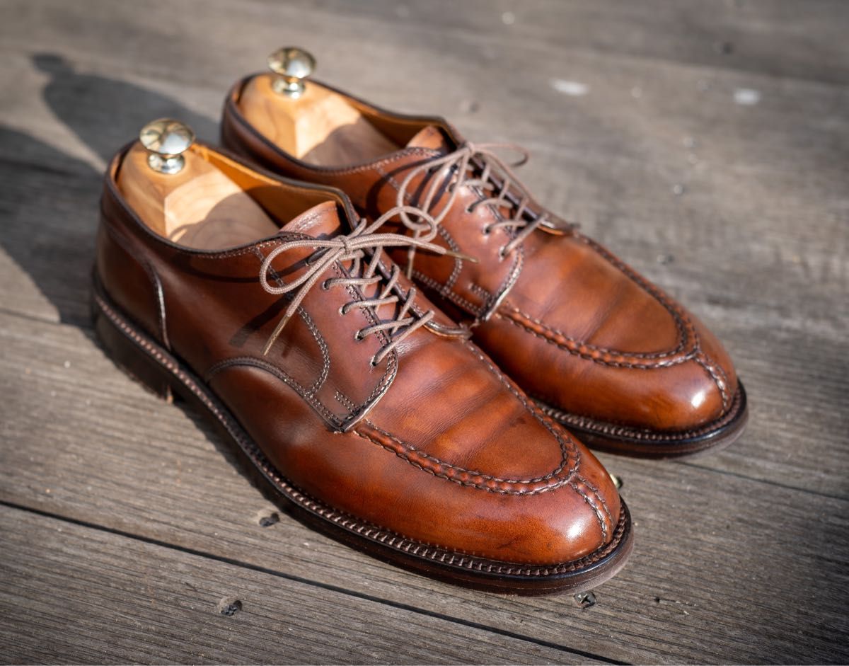 オールデン ALDEN Vチップ ノルウィージャンフロント カーフ925 6 1/2D