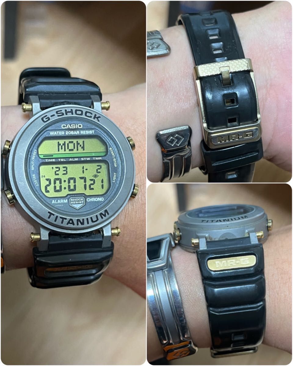 CASIO G-SHOCK ビンテージ チタン製 MRG-1 希少ゴールドモデル 訳