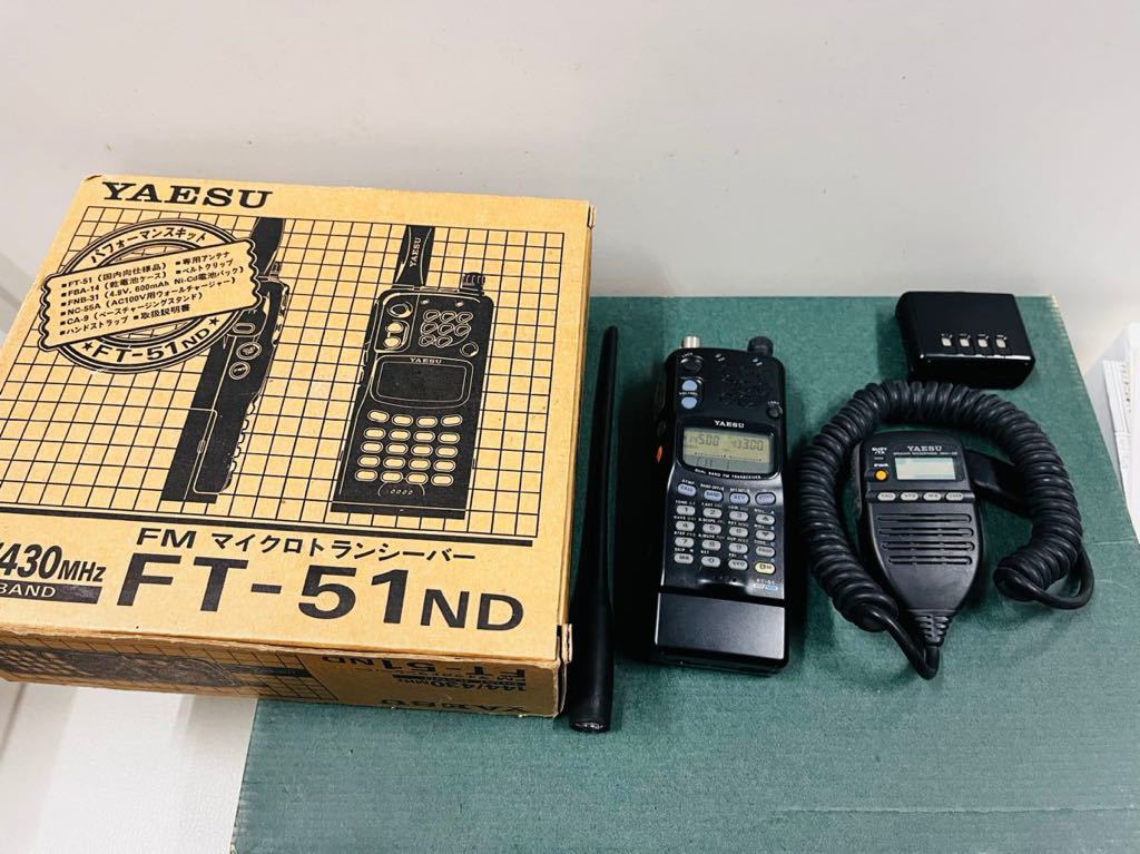 Yahoo!オークション - YAESU FT-51ND FMマイクロトランシーバー 144/4