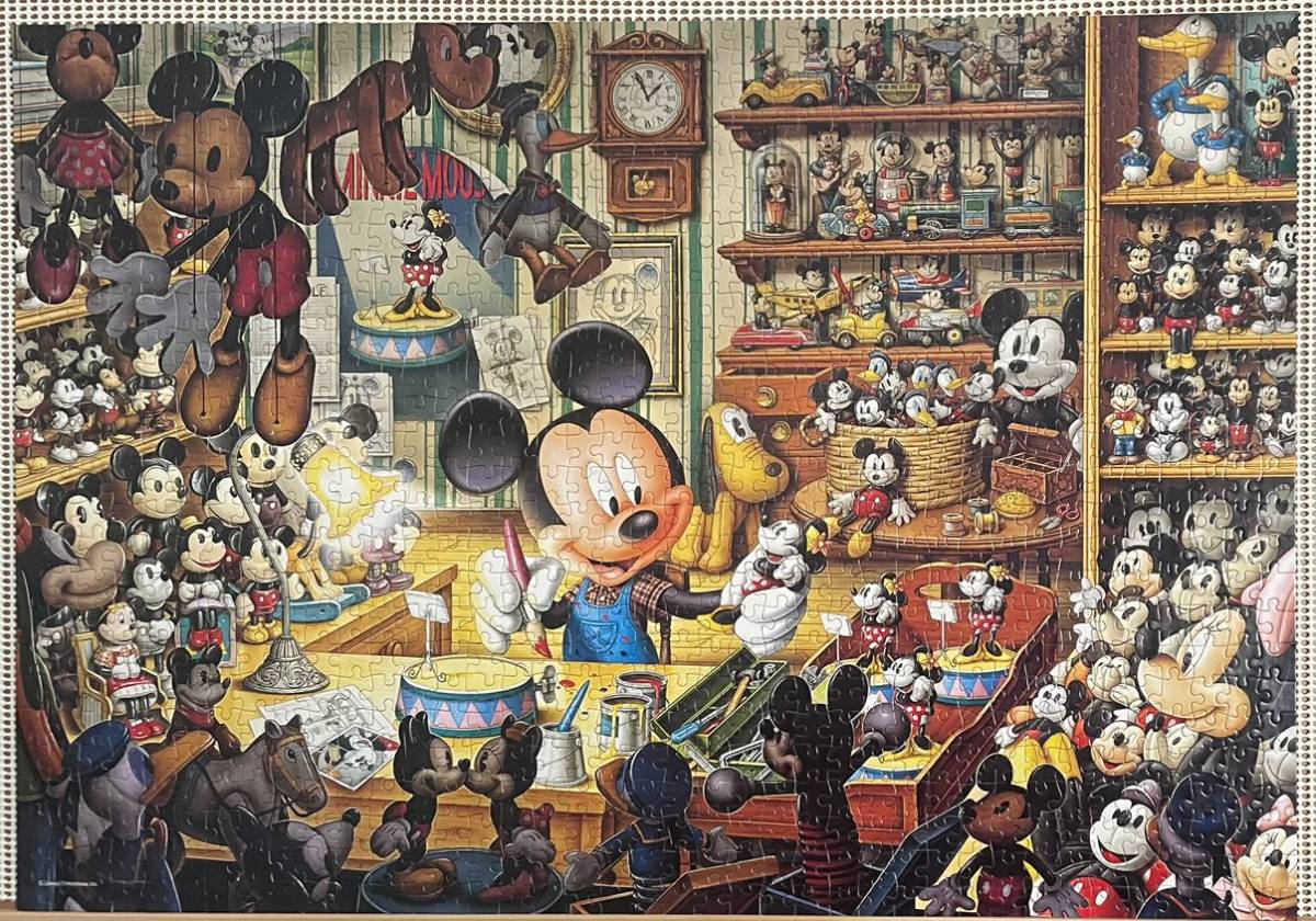 玩具 ジグソーパズル ディズニー テンヨー 旧版 廃盤 ミッキーの
